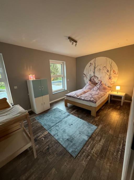 Modernes Ferienhaus In Uedersdorf Exteriér fotografie
